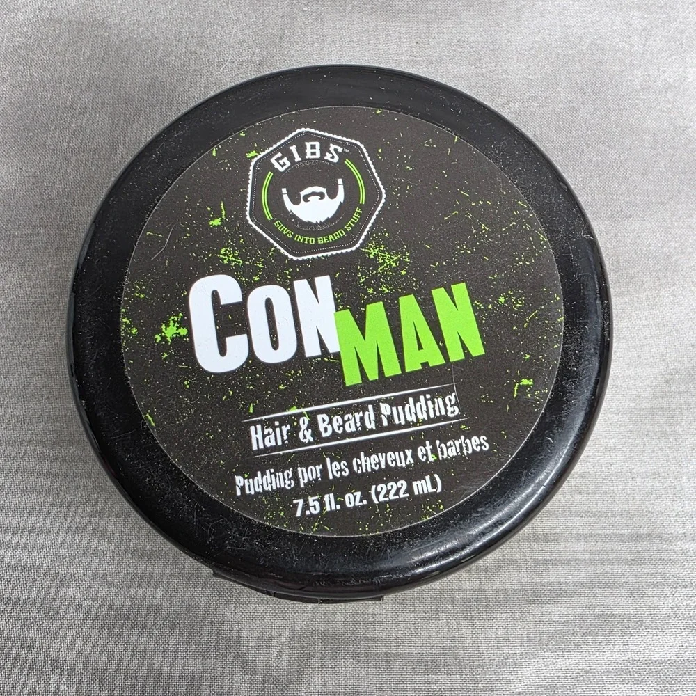 Gibs Con Man Hair & Beard Pudding 7.5 oz
